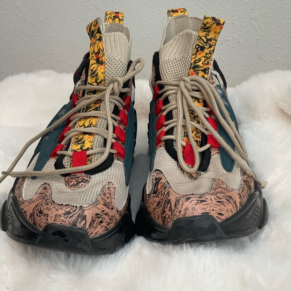 Multicolor Patterned Sneakers - image 6